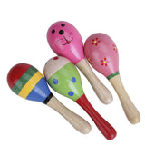 Maxbell Kids' Music Instrument Wooden Maracas Toy