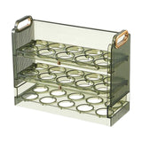 Maxbell 3 Layer Fridge Side Door Egg Tray Organizer for Kitchen Fridge Cabinet Yellow