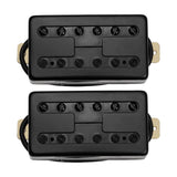 Maxbell Double Coil Pickups Set for 6 Strings Electric Guitar Accessories Parts Black HI