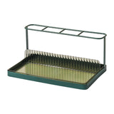Maxbell Electric Toothbrush Holder Rack Toothpaste Organizer Comb Makeup Cosmetic Dark Green
