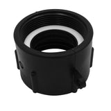 Max Plastic-Black 1000L IBC Water Tank Hose Adapter Hose Connectors Fittings  fine thread 66mm