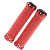 Maxbell 2x Double Locking on Handlebar Grip Protector Cover for Bike Bicycle Red