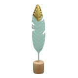 Max Nordic style Iron Feather Living Room Dining Table Bedroom Decor Photo Props
