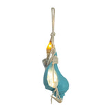 Max Mediterranean Resin Simulation Conch Pendant Marine Led Snail Gifts Blue