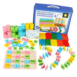 Max Counting Rods 200Pcs Wooden Number Cards Montessori Educational Toys