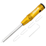 Maxbell Bike Spoke Insertion Driver Tool Non Slip for Bicycle Mountain Bike Golden