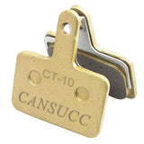 Maxbell Mountain Bike Copper Base Disc Brake Pads Sintered Mechanical Plates CT-10