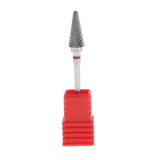 Max Tungsten Steel Polishing Head Nail Drill Bit for Acrylic UV Gel Removal Red