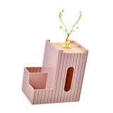 Maxbell Multipurpose Tissue Holder Paper Storage Box for Dining Table Decoration Pink