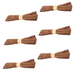 Max 6 Roll Paper String Cord Twine Rope DIY Craft Accessories 20 Meters Coffee