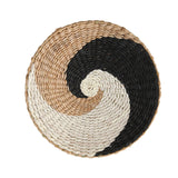 Maxbell Wall Decor Artistic Grass Weave Pattern Decoration for Kitchen Entryway Style D 40cm