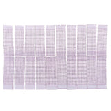 Maxbell 20pcs Plastic Diamond Napkin Rings Holders Wedding Party Table Decor Purple