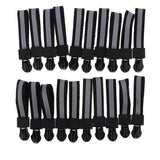 Max 20 Pieces Metal Zipper Puller with Webbing Cord for Clothing Fluorescence