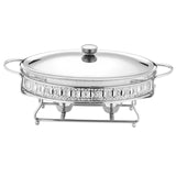Maxbell Chafing Dish Buffet Set Catering Food Warmer for Event Party Banquet Kitchen Argent