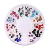 Maxbell 12Colors Assorted Flat Back Acrylic Crystal Embellishments DIY Scrapbooking