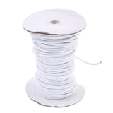 Maxbell 4mm Elastic Bungee Rope Shock Cord Tie Down Boats Trailers 50m White