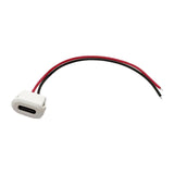 Maxbell Type C Connector Jack Female USB Female Chassis C Connector Replaces Durable White