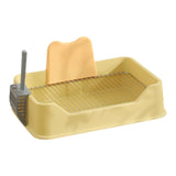 Maxbell Pet Dog Toilet Puppy Training Potty Tray Potty Pan Indoor Dog Potty Tray yellow