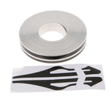 Max Maxb Brooches Stripe Tape Vinyl Decal Car Stickers Steamline Dual Line Black