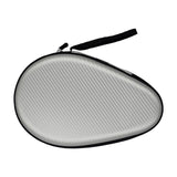 Maxbell Table Tennis Racket Bag EVA Wear Resistant Sturdy for Outdoor Training silver