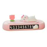 Maxbell Car Temporary Parking Card Phone Number Plate for Car Dashboard Parking