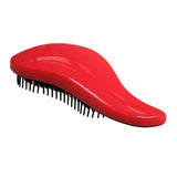 Maxbell Hair Brush Detangling Comb Shower Hair Brush Salon Styling Hair Comb Red