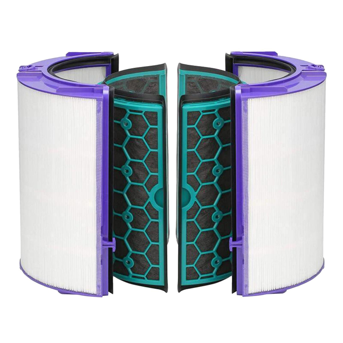 Maxbell 4x Glass HEPA Filter & Activated Carbon Filter for Dyson HP04 HP05 Pure Cool