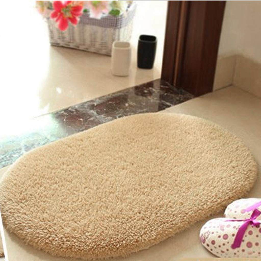 Maxbell Bedroom Fluffy Mat Rug Faux Fur Carpet Floor Cover Non-slip -Light Camel