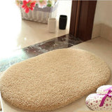 Maxbell Bedroom Fluffy Mat Rug Faux Fur Carpet Floor Cover Non-slip -Light Camel