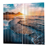 Max 2 Panels Digital Printing Light Reducing 3D Curtain for Living Room  E