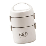 Maxbell Adult Lunch Box Portable Leakproof Compartment for Office worker 2 tiers