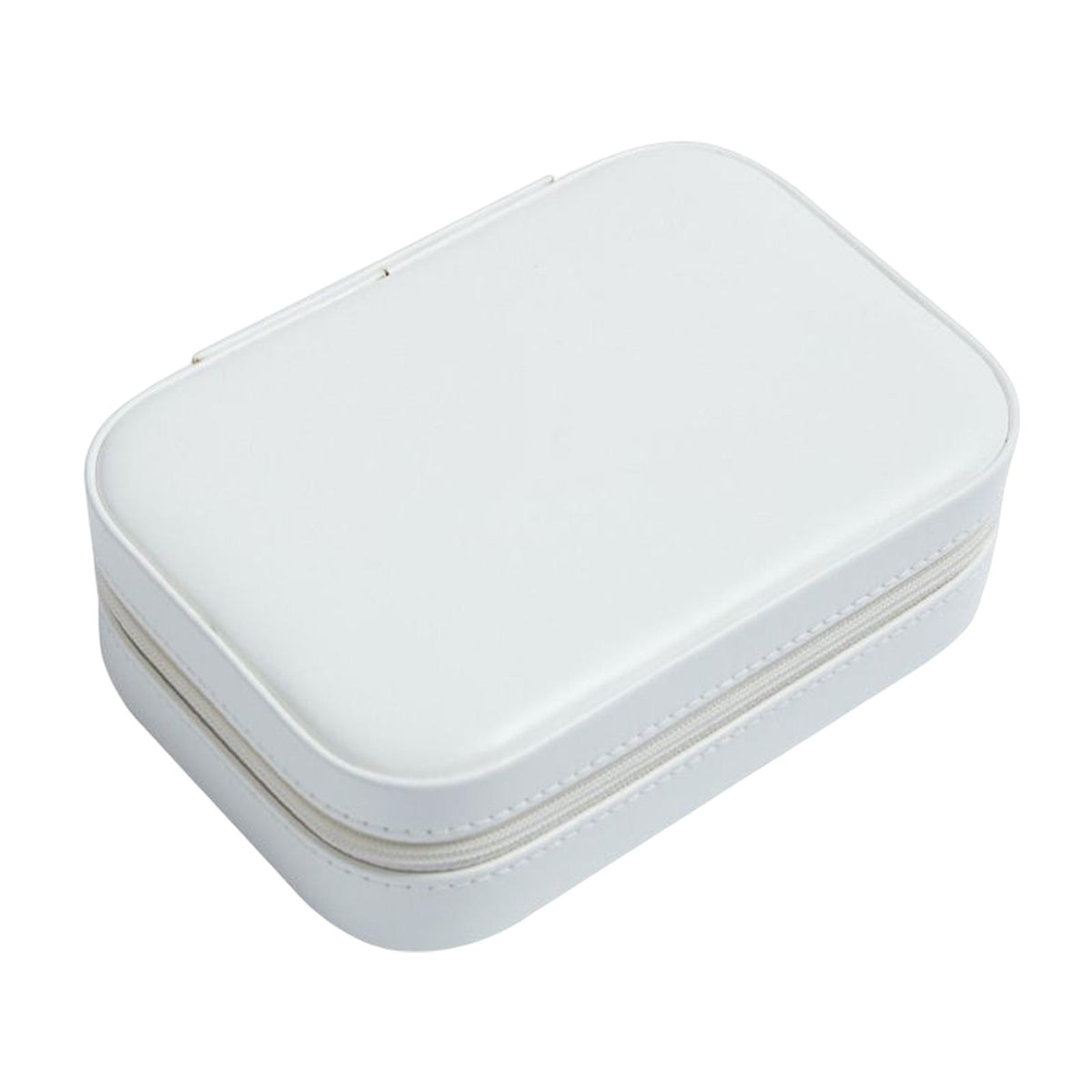 Maxbell Jewelry Organizer Box Container Portable for Bracelet Pendant Valentines Day White