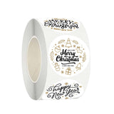 Maxbell Round Christmas Stickers Stickers Labels for Party Favor Crafts Scrapbook Style P