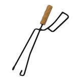 Maxbell Campfire Tongs 15" Steel Heavy Duty Fire Pits Tools for Picnic Grill Barbecue