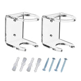 Maxbell 2x Baseball Holder Storage Rack Shelf Wall Mount Display Stand Organizer clear