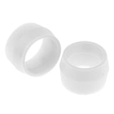Maxbell 2PCS Bicycle Bike Holding Fixed Ring for Winding Belt Handlebar Tape White