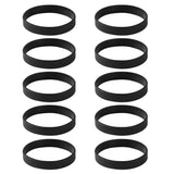Max 10 Pieces/Pack Blank Silicone Wristbands Fashion Rubber Bracelet Black
