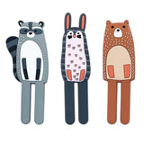 Maxbell Magnetic Hooks Shower Towel Hooks Key Storage Holder for Home Bathroom Raccoon Bear Rabbit