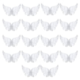 Maxbell 12Pcs Angel Feather Wings Costume Decorations Ornaments for Party Festivals 110mmx65mm