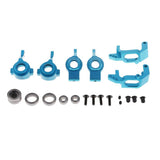 Max 1/10 Model Cars Steering Hub Upgrade Set for HSP Redcat Volcano EPX  Blue