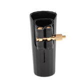 Max Tenor Saxophone Sax Mouthpiece Cap and Soft Leather Ligature Golden Screw
