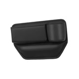Maxbell Car Seat Gap Filler Seat Gap Pocket with Cup Holder Center Console Organizer Co Pilot Seat Black