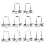 Maxbell 10PCS 90 Pipe to Pipe Lock Clamp Holder  1 to 0.75Inch