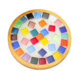 Maxbell Wood Tray Place Mat Hotel Pads Home DIY Mosaic Coaster Kit for Adult Kids Multicolor