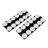 Max 24 Slots Detachable Nail Art Glitter Powder Case Nail Painting Palette Clear