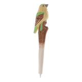 Max Woodcarving bird shape ballpoint pen for collections E
