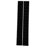 Maxbell 2 Pieces EVA Skimboard Traction Pad Bar Grip SUP Surfboard Shortboard Black