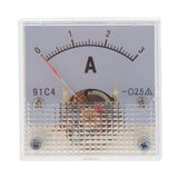 Max DC Ammeter Analog Panel Meter Amp Meter Current Gauge 2.5% 0-3A