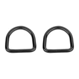 Maxbell 2Pcs Stainless Steel D Rings Connector Rings for Dog Leashes Sewing Projects 8mmx60mmx57mm