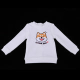Maxbell Fashion Doll Clothes Round Neck Sweatshirt Pullover Top For 70cm Uncle BJD Outfit Accessory White